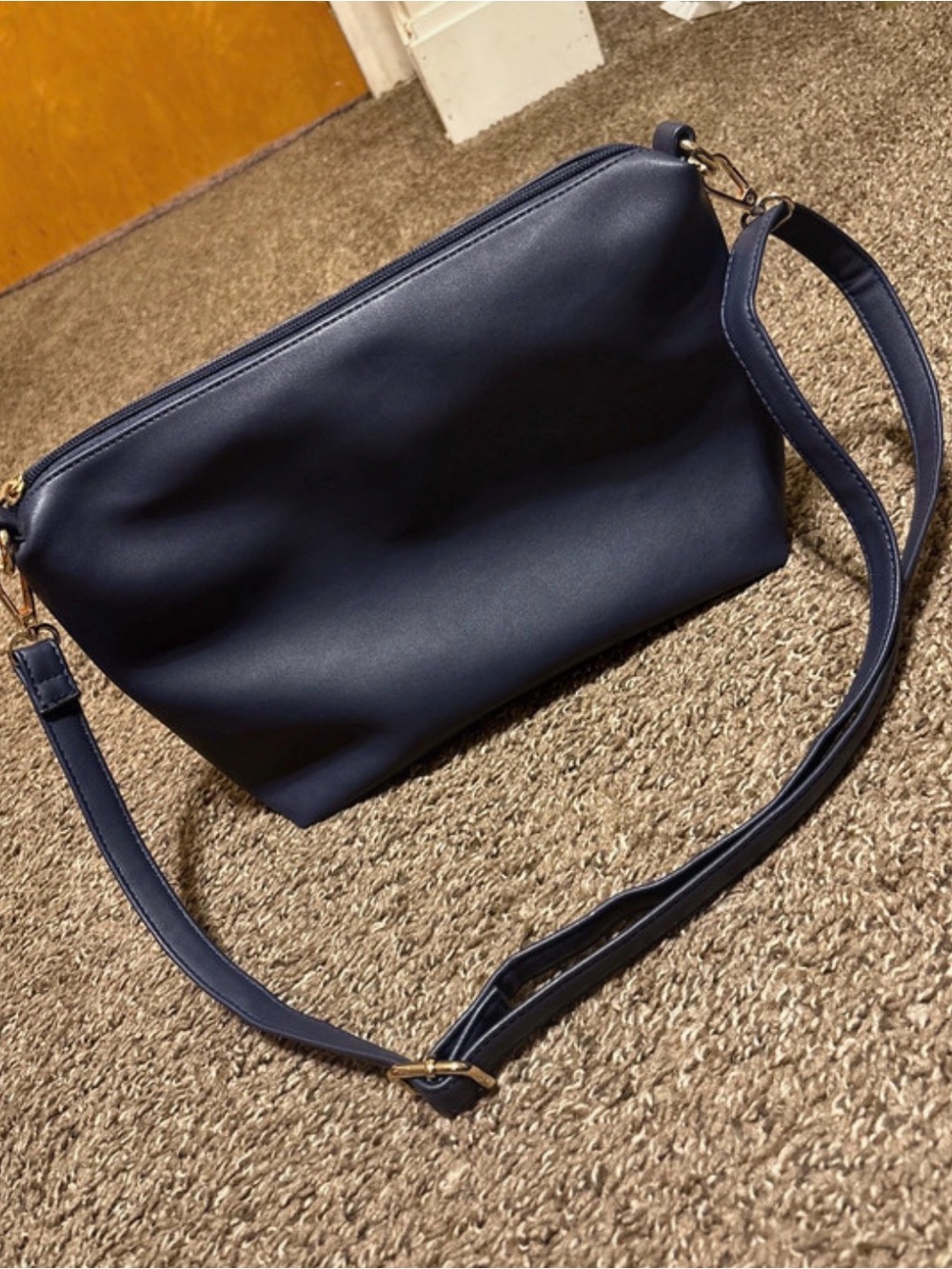 Classic Navy Crossbody Bag for Women